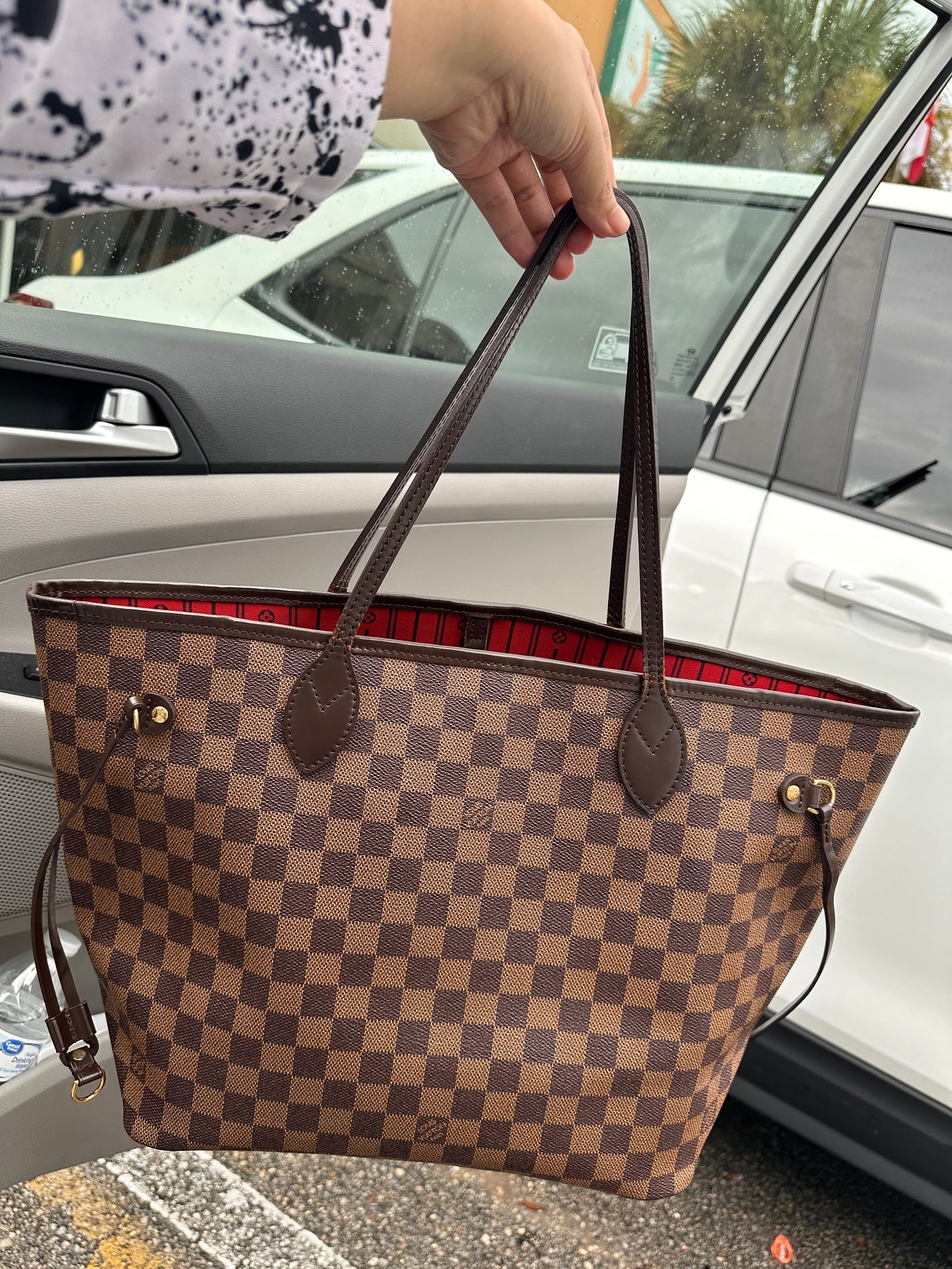 Louis Viutton Neverfull MM Damier Ebene