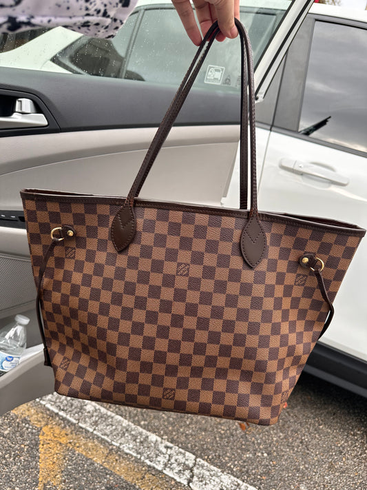 Louis Viutton Neverfull MM Damier Ebene