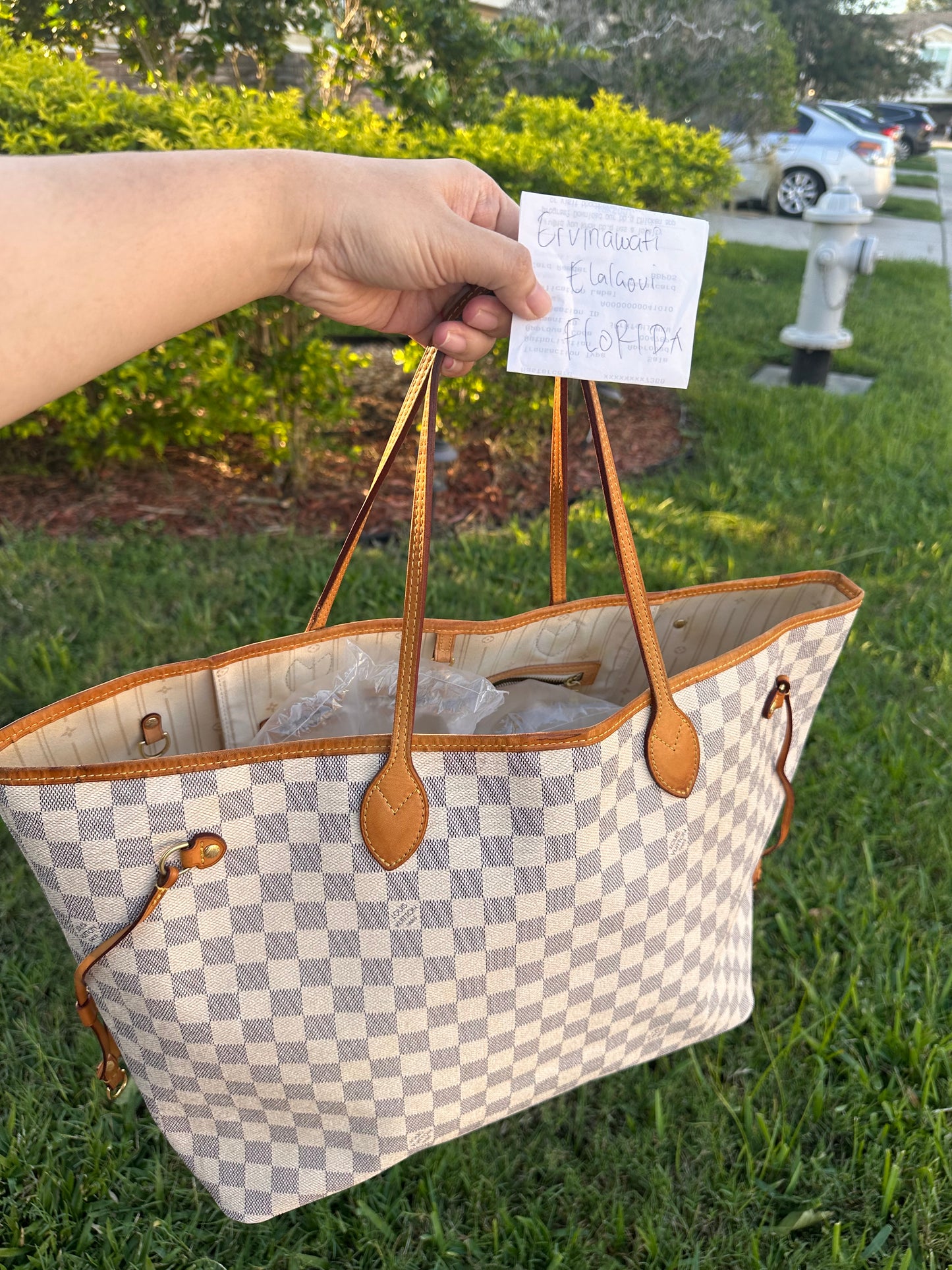 Neverfull GM Damier Azur