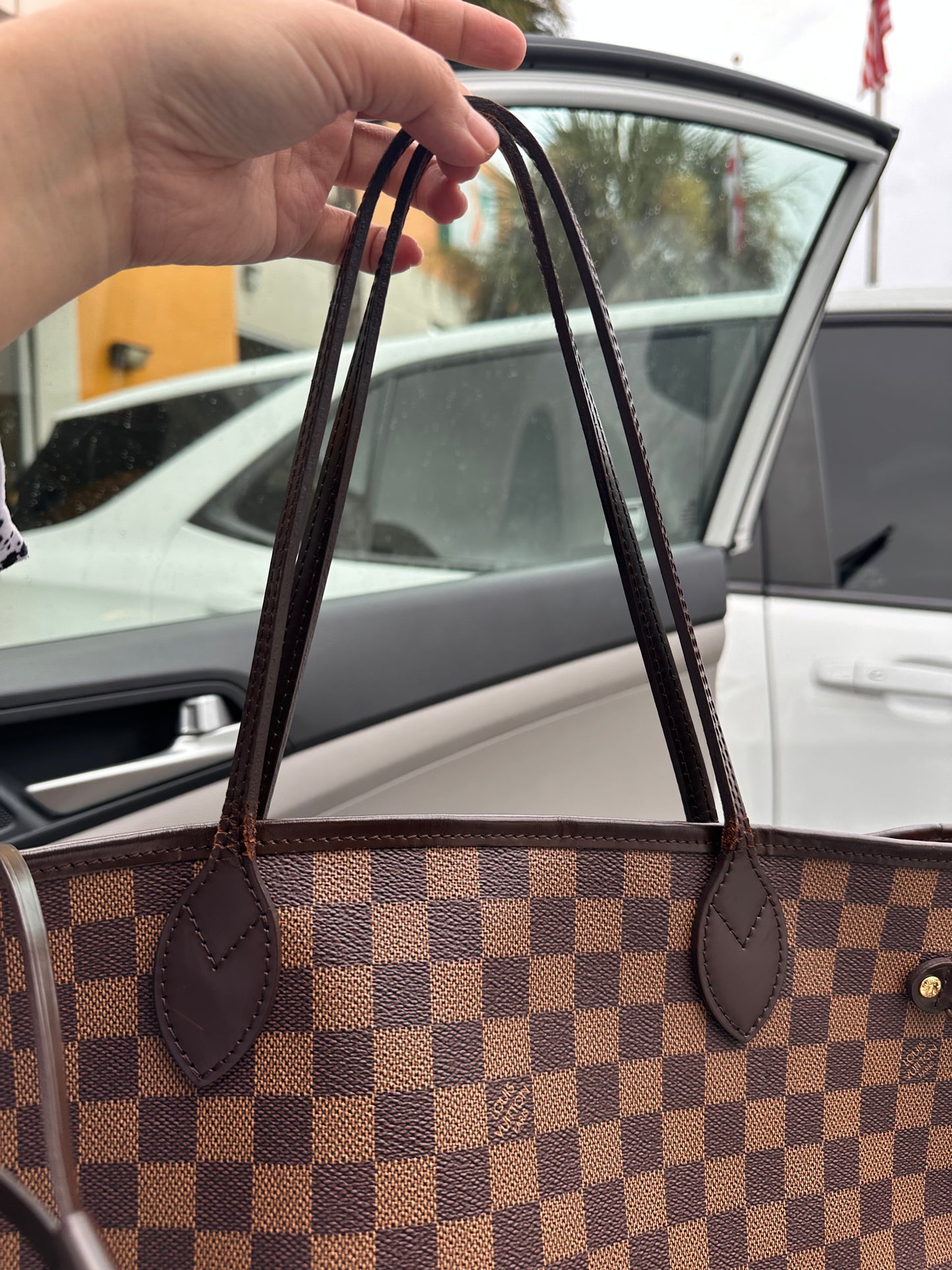 Louis Viutton Neverfull MM Damier Ebene