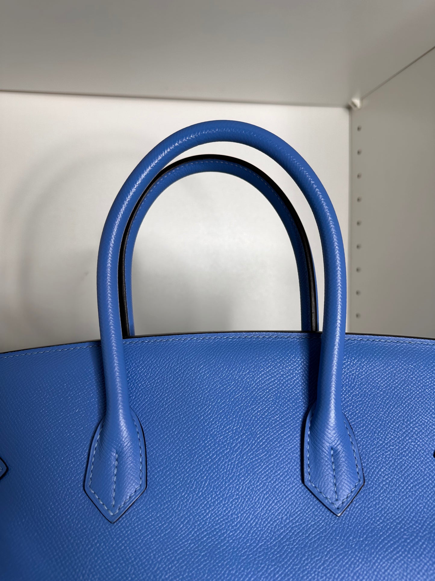 Birkin 35 Blue Paradise Gold Hardware